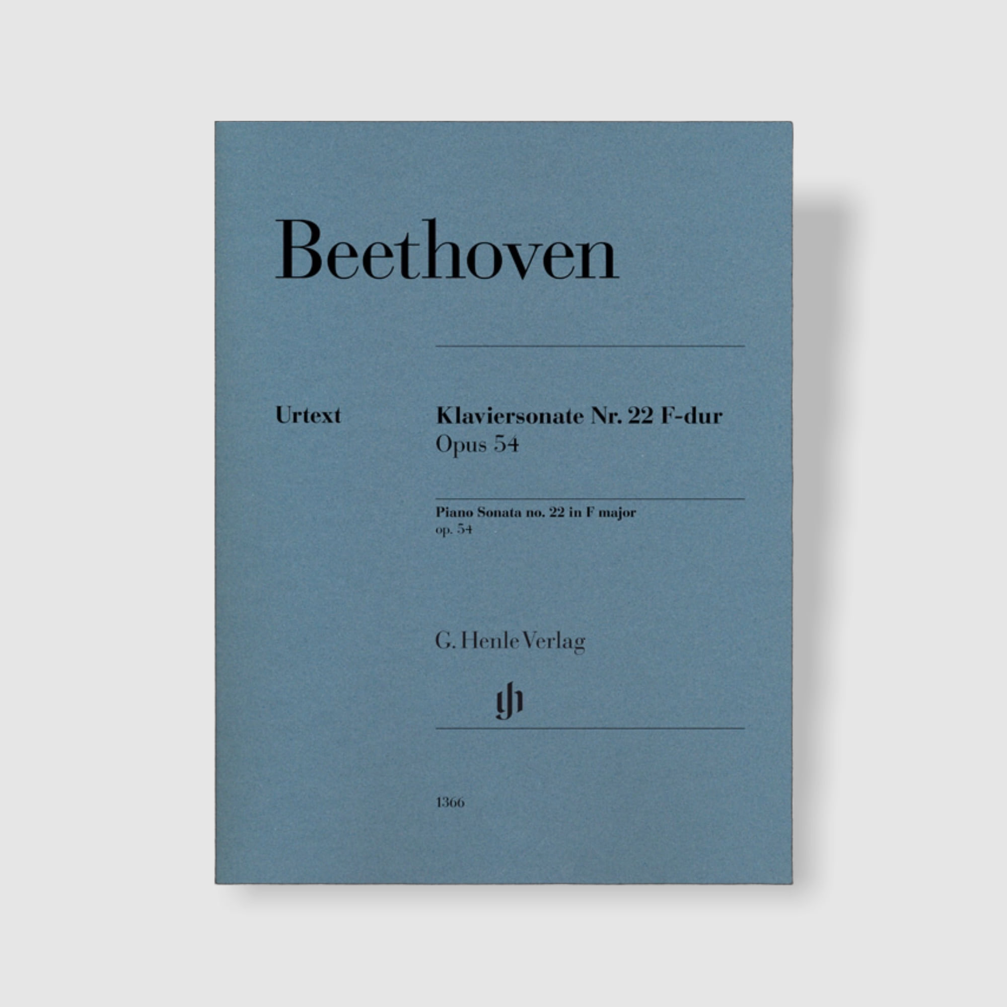 베토벤 피아노 소나타 No. 22 in F Major, Op. 54