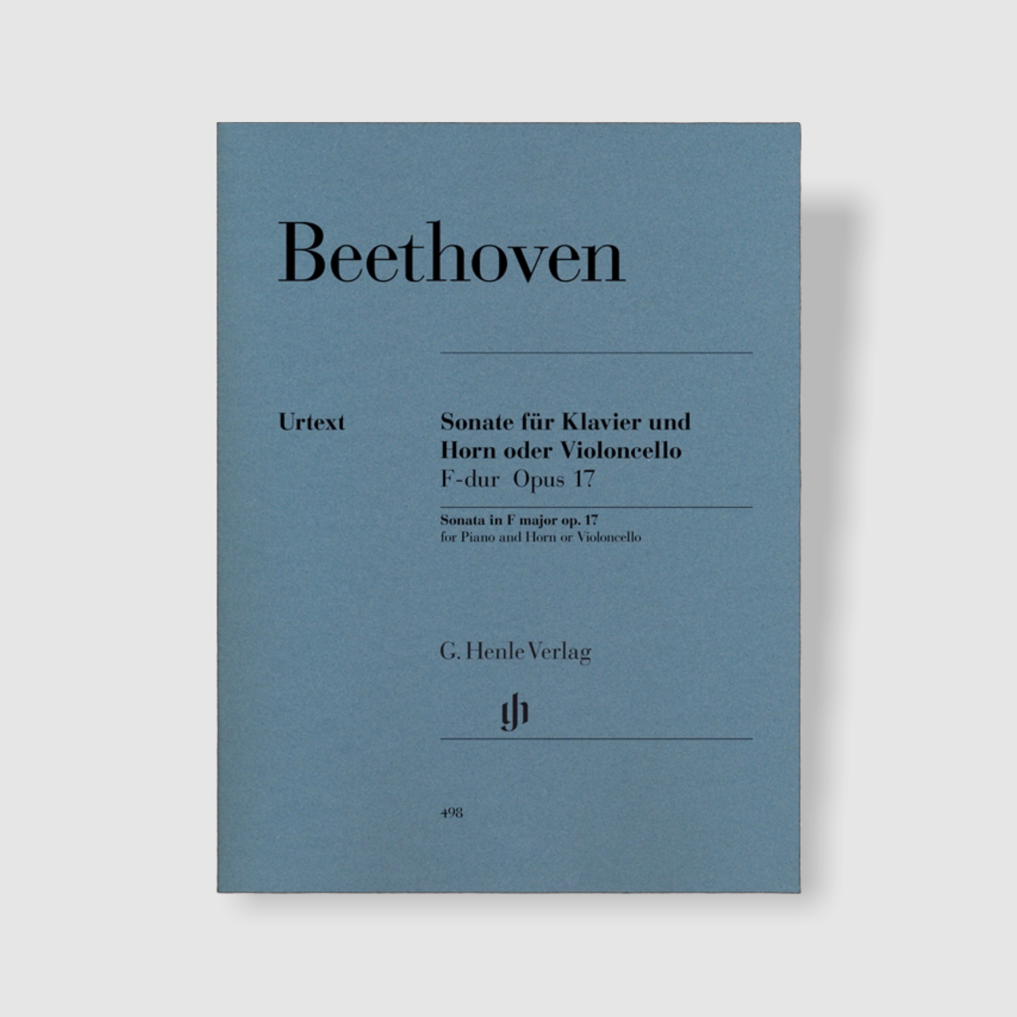 베토벤 첼로(호른)과 피아노를 위한 소나타 in F Major, Op. 17