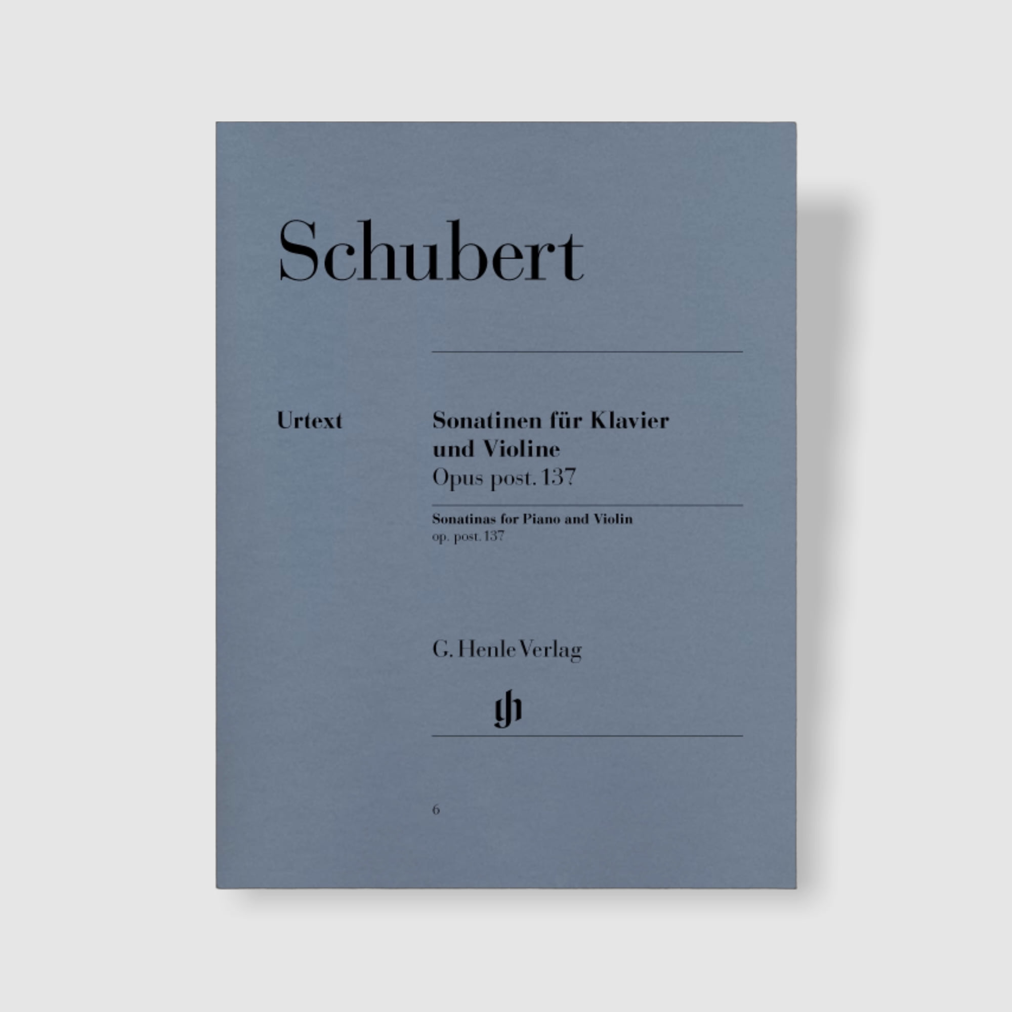 슈베르트 바이올린 소나타 Op. post. 137