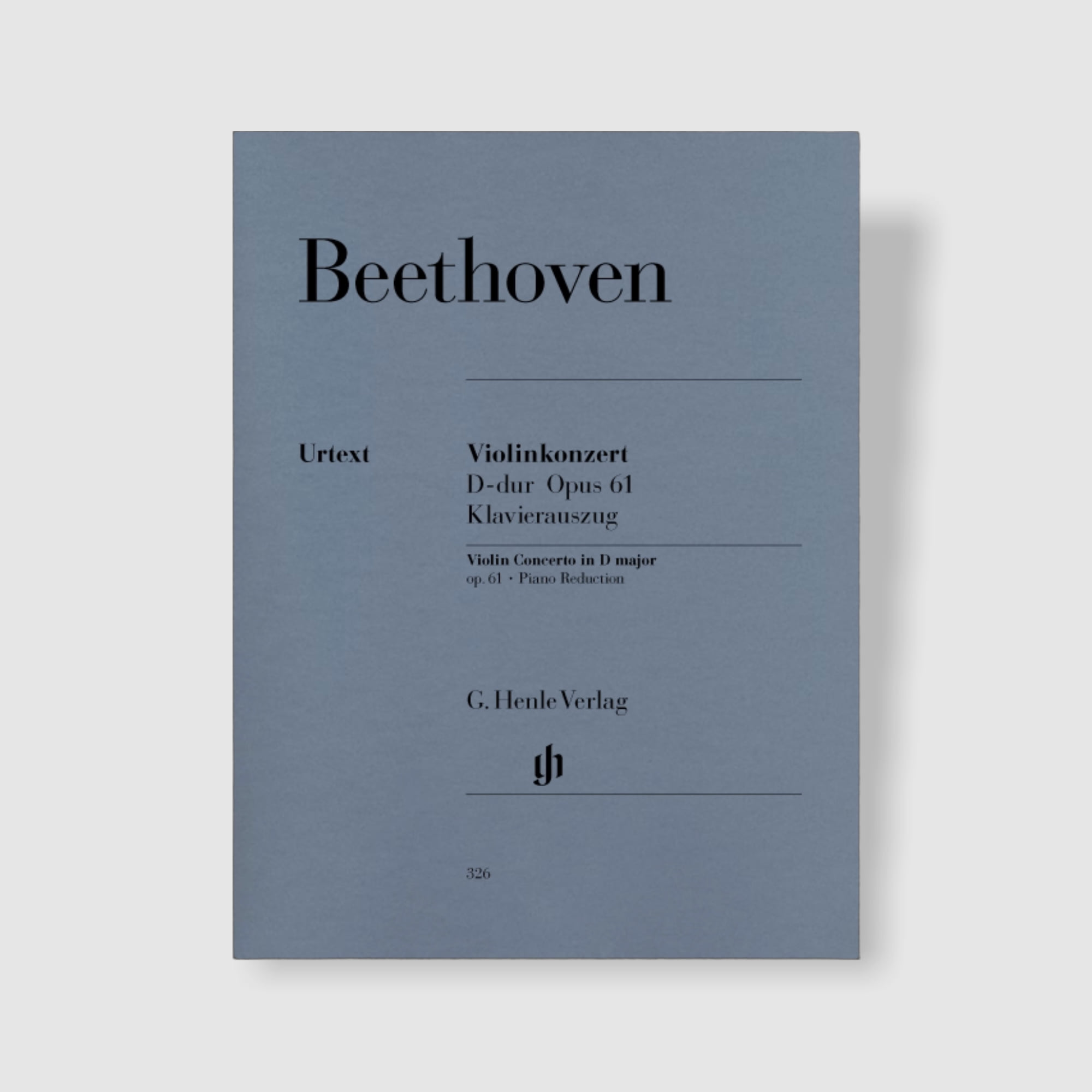 베토벤 바이올린 협주곡 in D Major, Op. 61