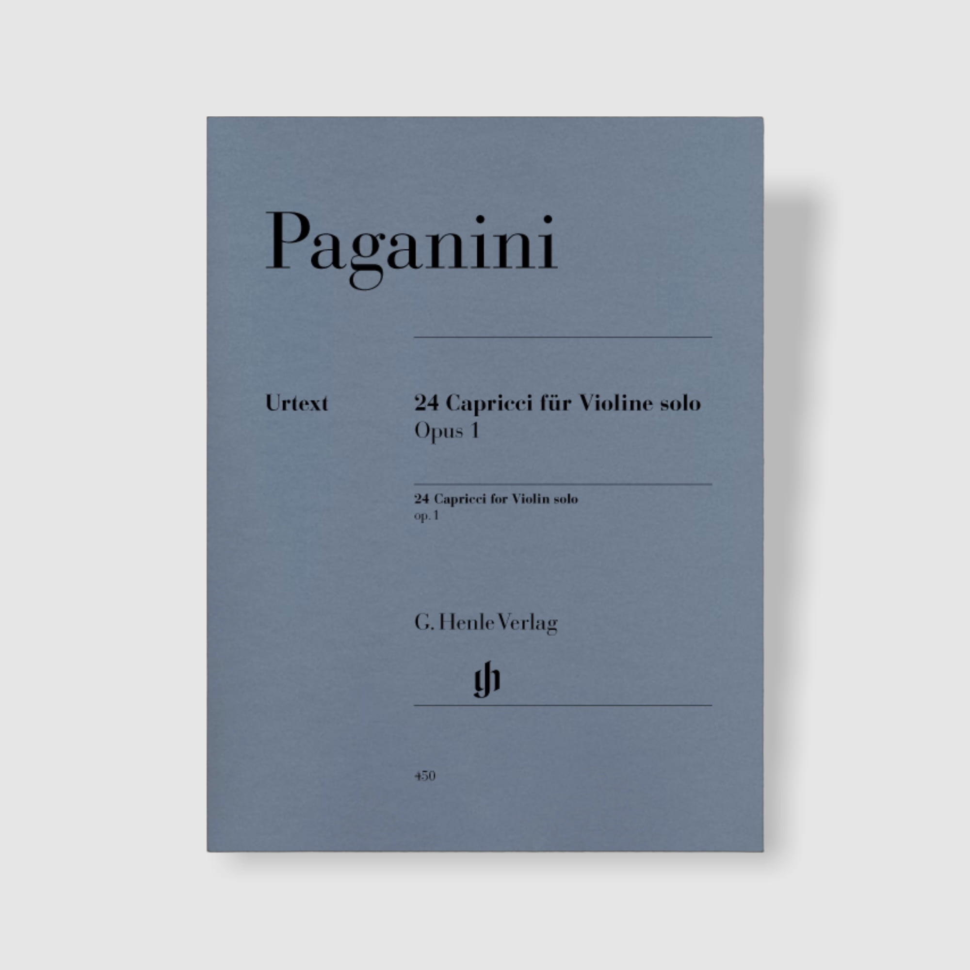 파가니니 바이올린 24개의 카프리치오 Op. 1