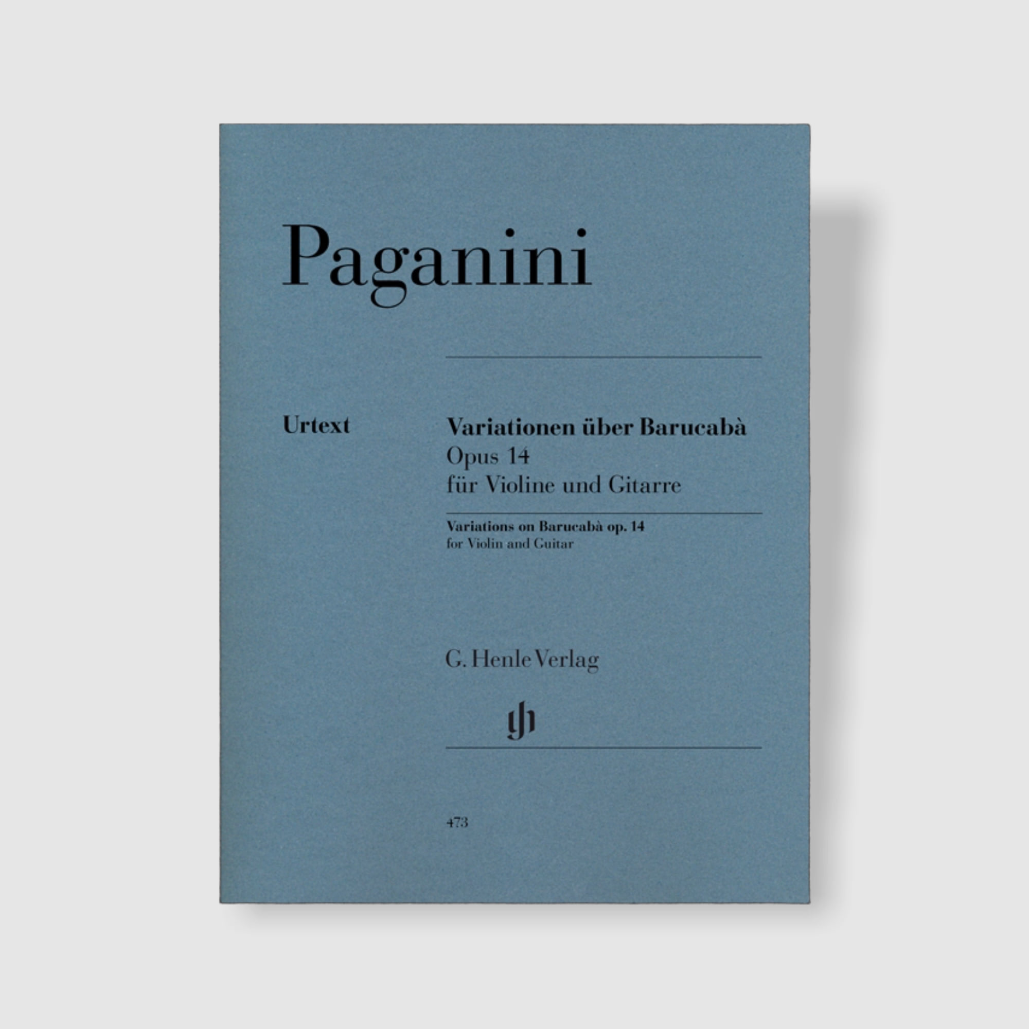 파가니니 바이올린과 기타를 위한 파가니니 부라카바 변주곡 Op. 14