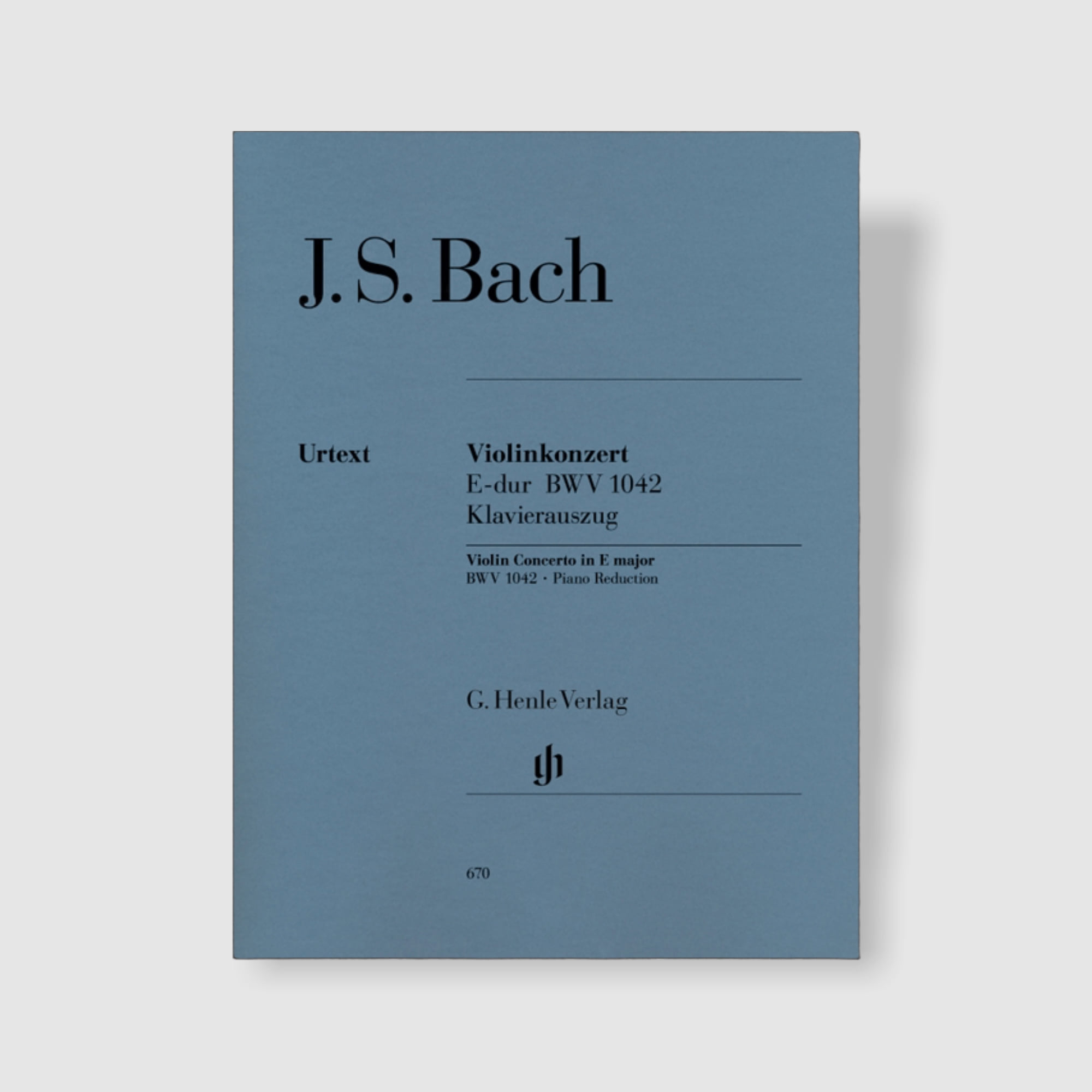 바흐 바이올린 협주곡 in E Major, BWV 1042