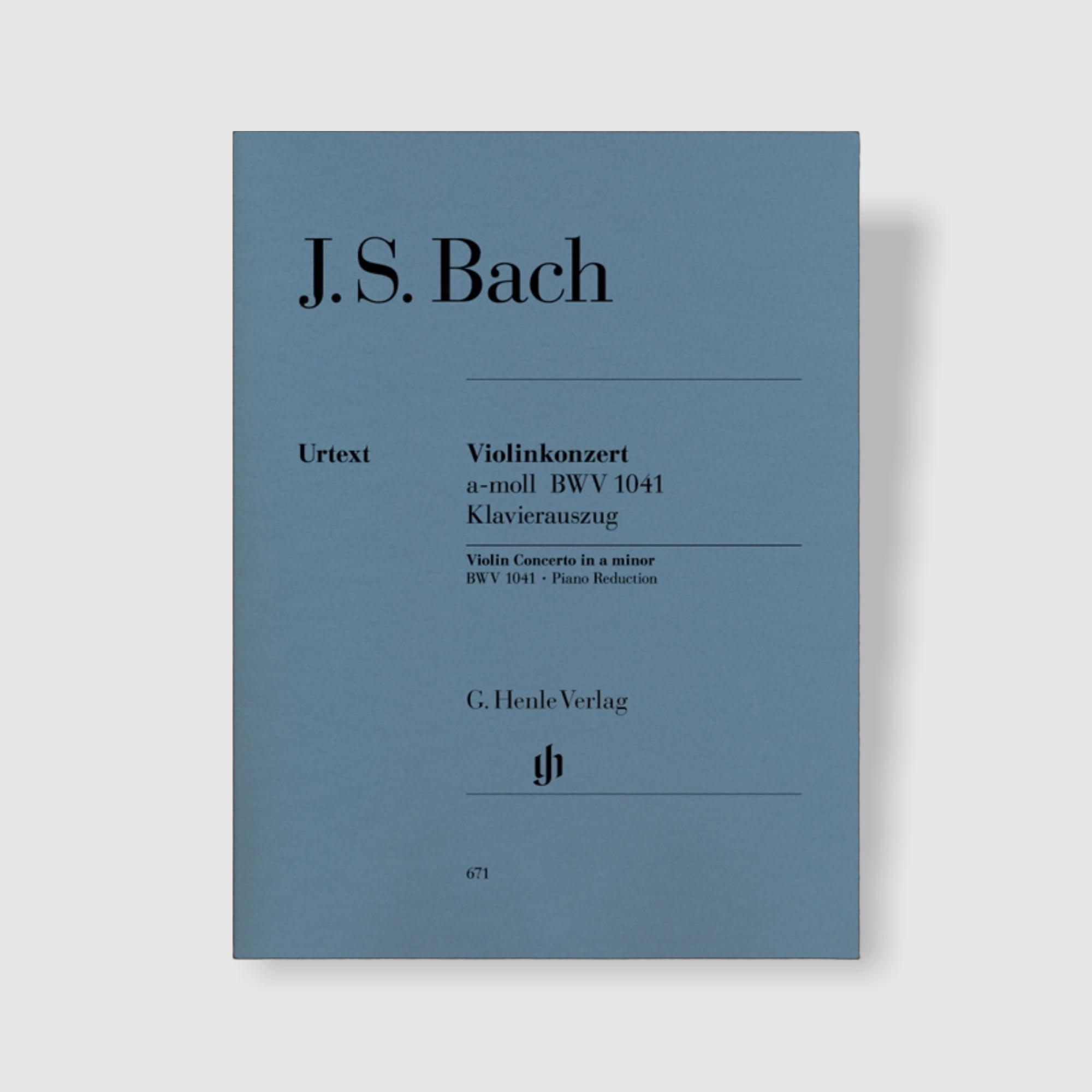 바흐 바이올린 협주곡 in a minor, BWV 1041