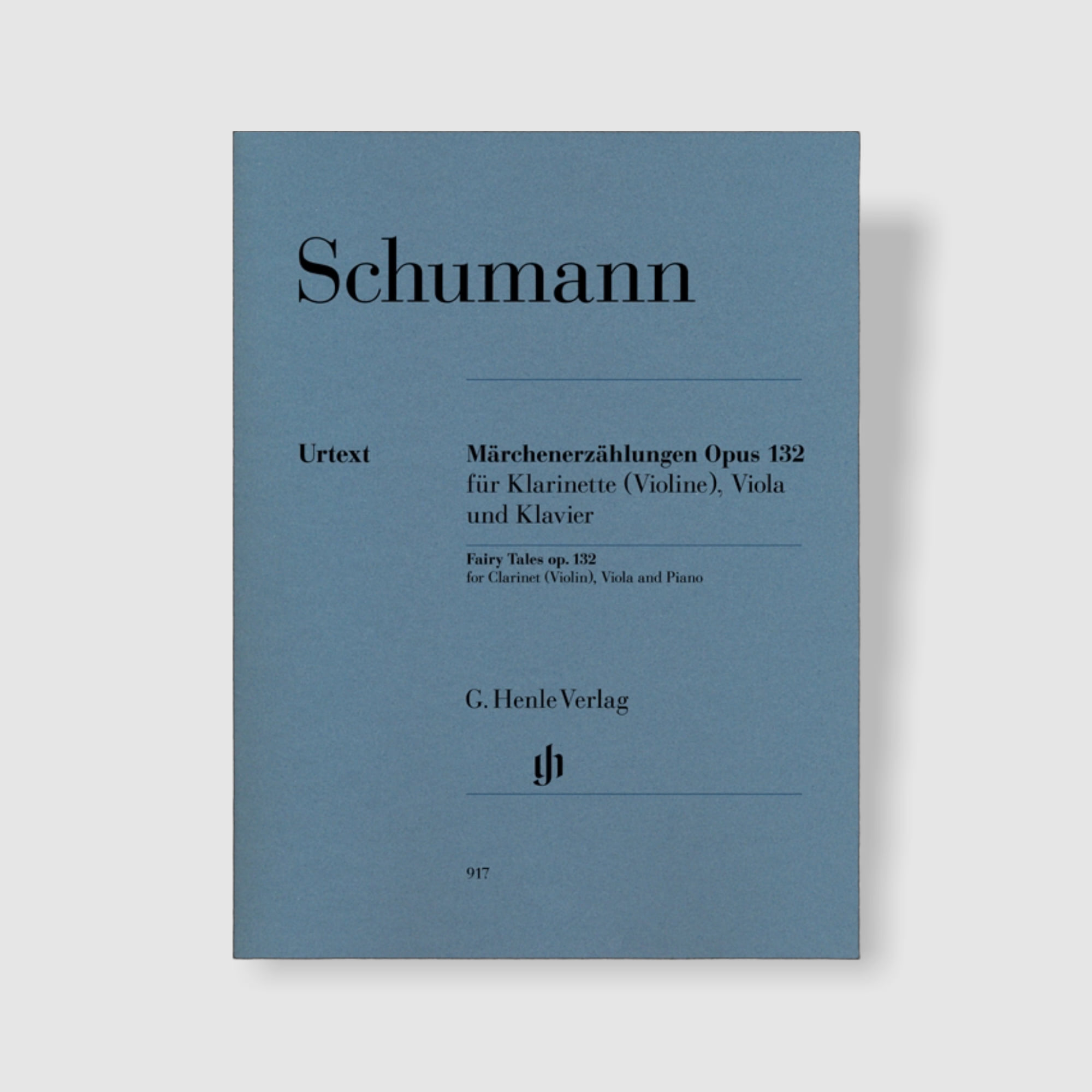 슈만 옛날 이야기 Op. 132 (클라리넷, 첼로, 피아노)