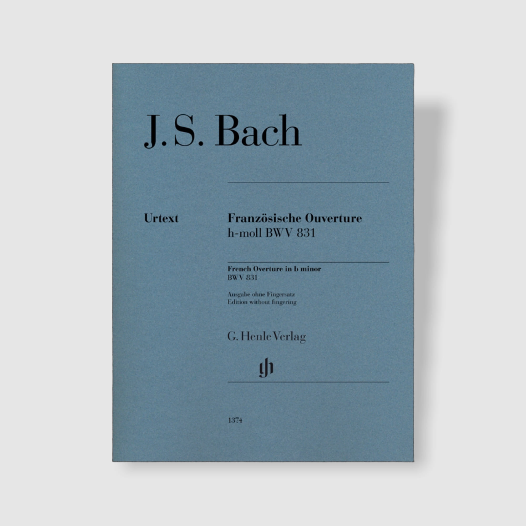 바흐 프랑스 서곡 in b minor, BWV 831 (핑거링 없음)