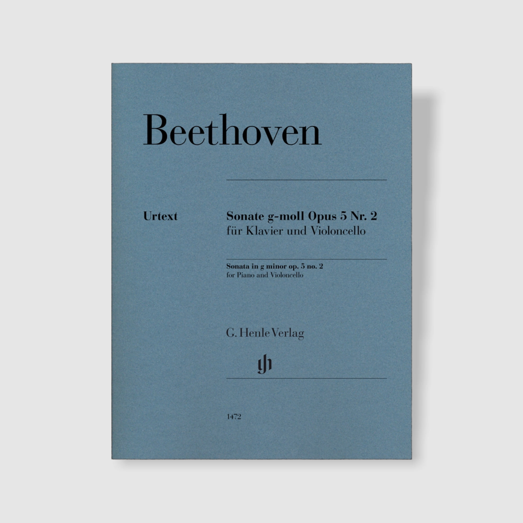 베토벤 첼로 소나타 in g minor, Op. 5, No. 2