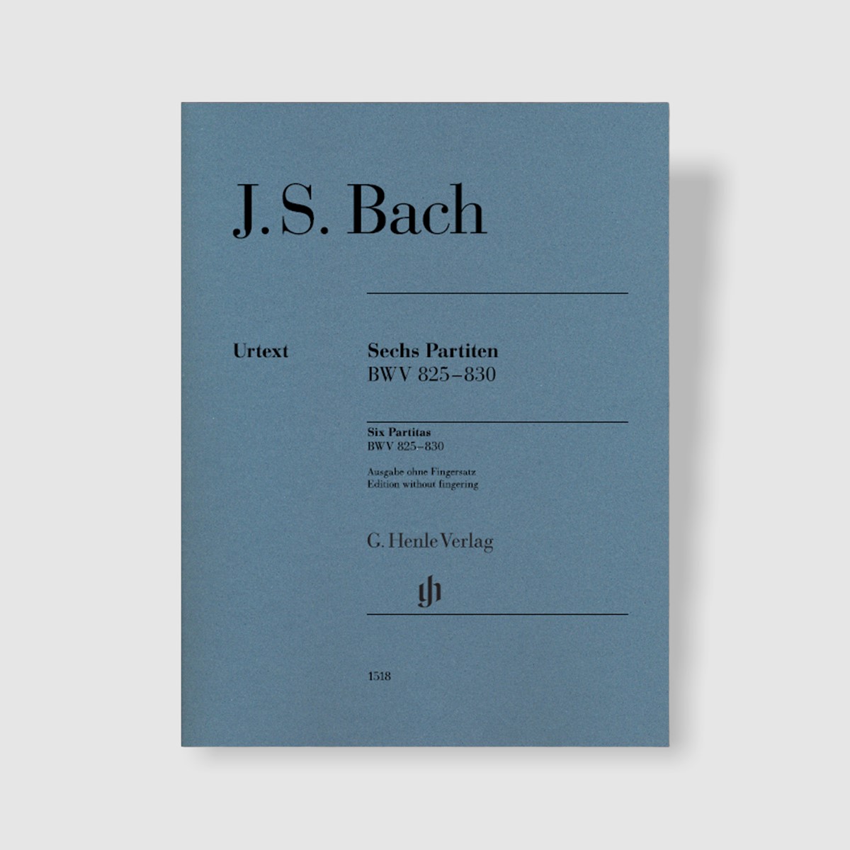 바흐 6개의 파르티타 BWV 825-830 (핑거링 없음)