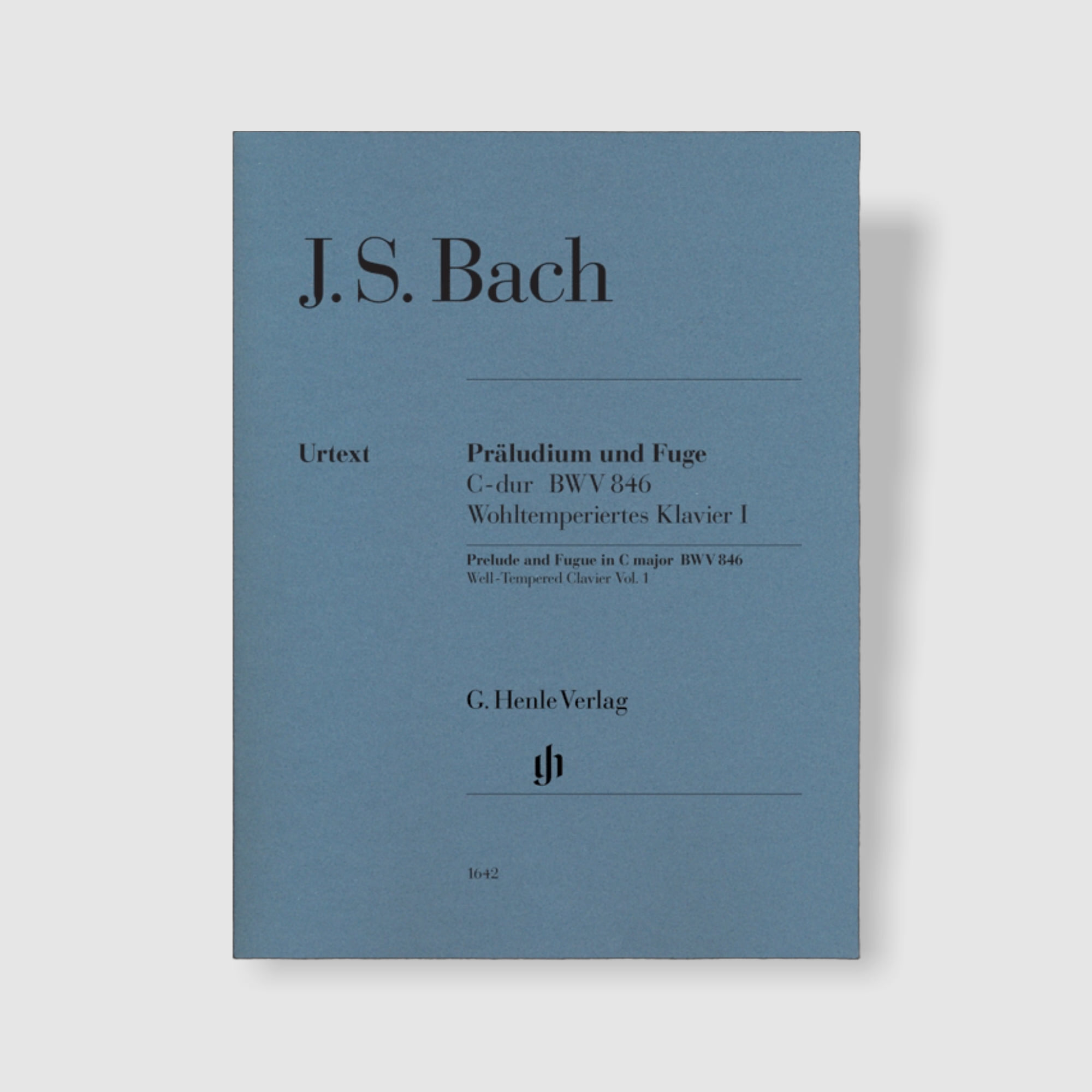 바흐 프렐류드와 푸가 in C Major, BWV 846 (핑거링 없음)