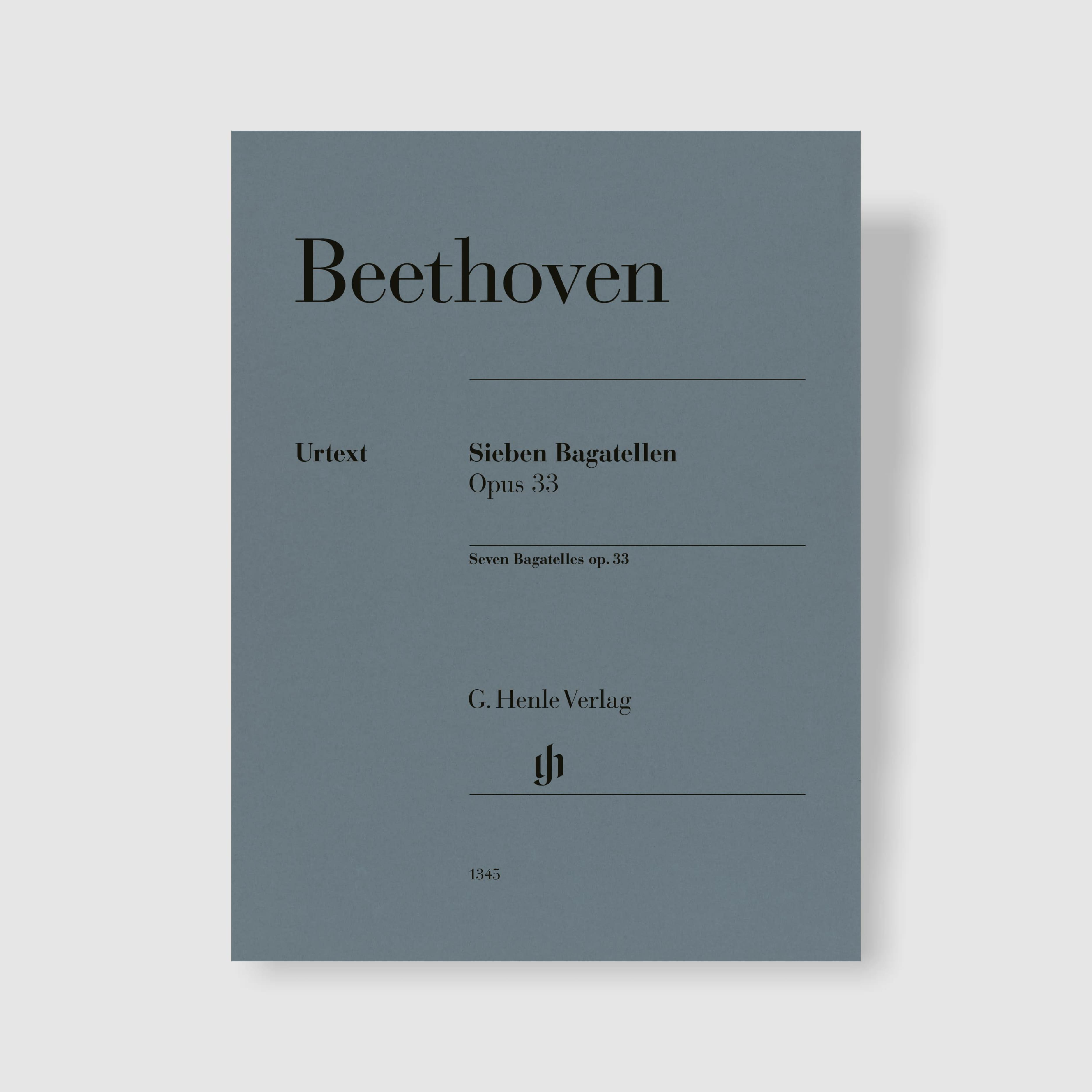 베토벤 7개의 바가텔 Op. 33