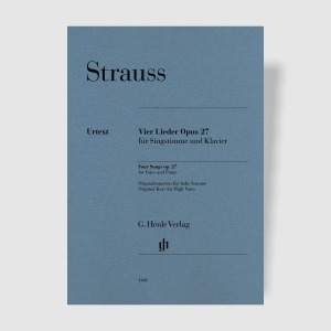 슈트라우스 네개의 마지막 노래 Op. 27
