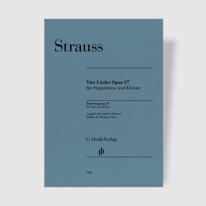 슈트라우스 네개의 마지막 노래 Op. 27 (Medium)