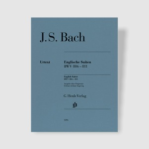 바흐 영국 모음곡 BWV 806-811 (핑거링 없음)