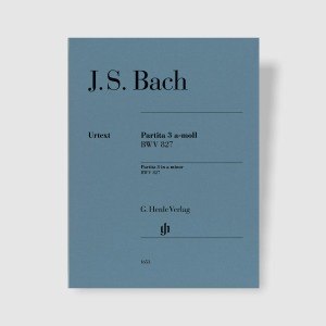 바흐 파르티타 No. 3 a minor BWV 827