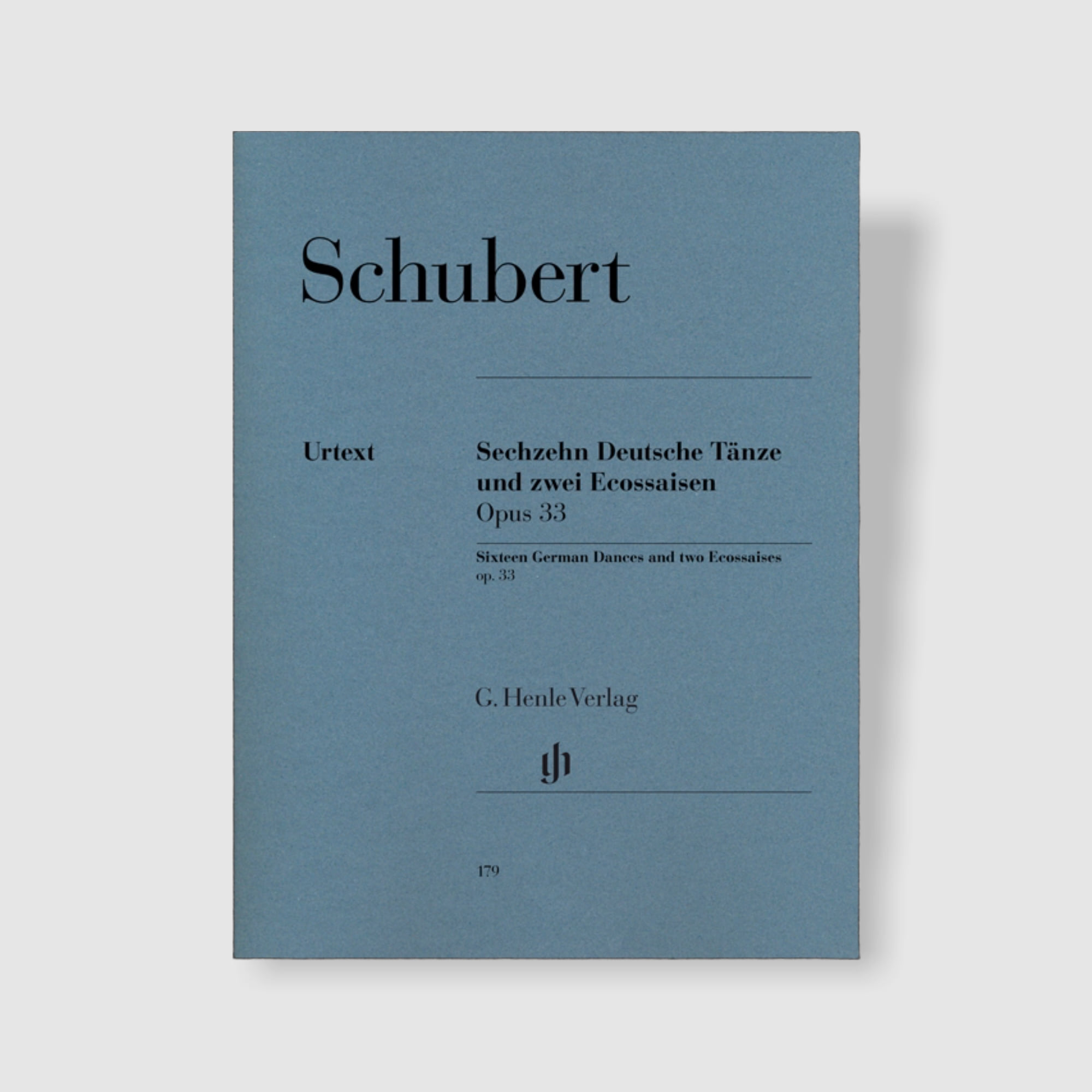 슈베르트 16개의 독일무곡과 2개의 에코세이즈 Op. 33 (D 783)