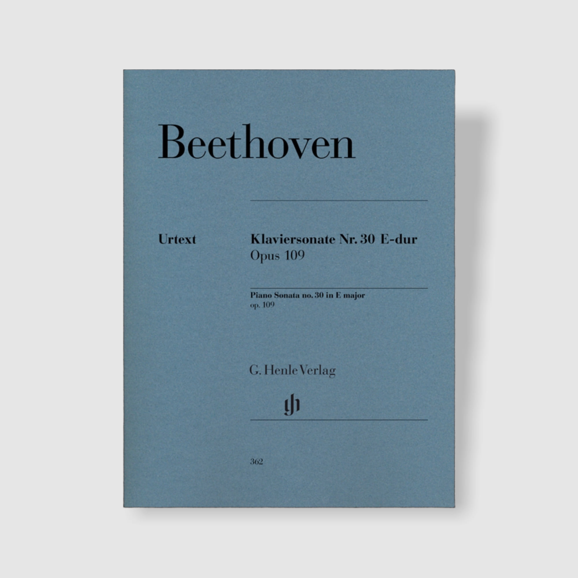 베토벤 피아노 소나타 No. 30 in E Major, Op. 109