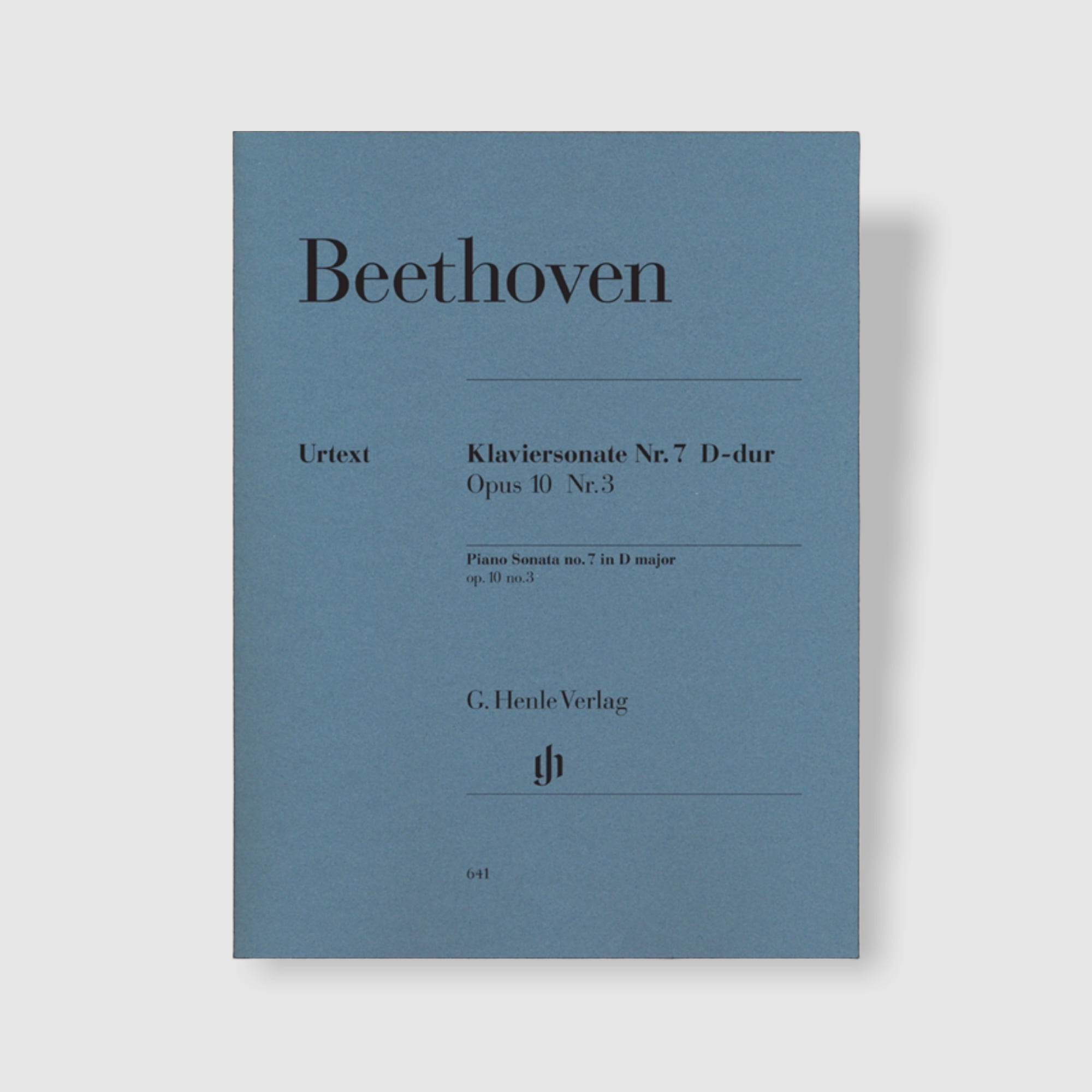 베토벤 피아노 소나타 No. 7 in D Major, Op. 10,3